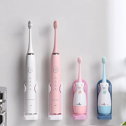 Adjustable Toothbrush Holder Electric Toothbrush Base Silicone Non-Slip Wall Mount Brush Body Rack Adapt 99%